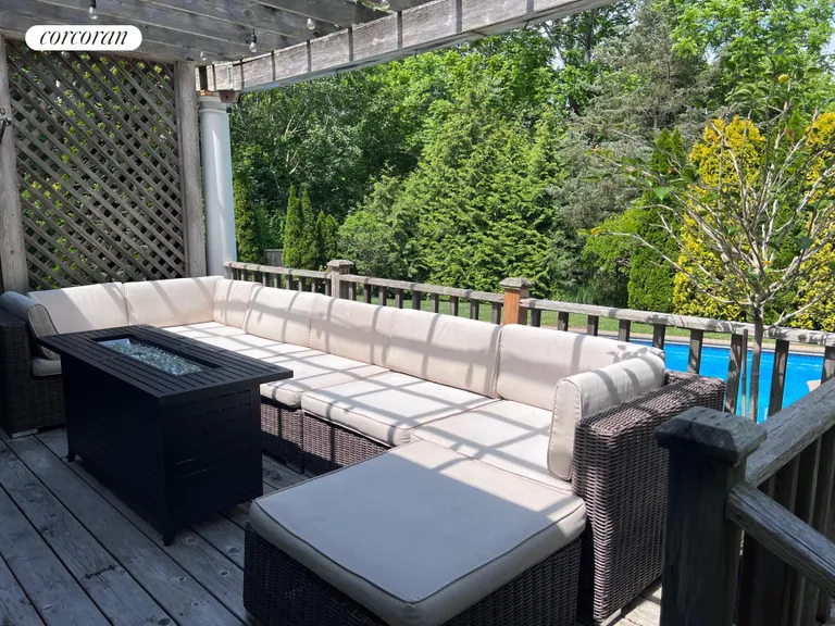 New York City Real Estate | View 69 Accabonac Road | Covered back porch | View 20