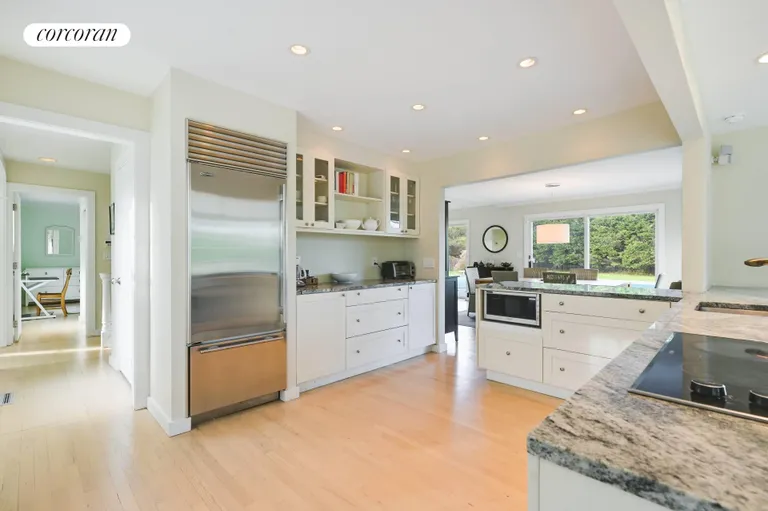 New York City Real Estate | View 761 North Sea Mecox Road | kitchen to dining room | View 14