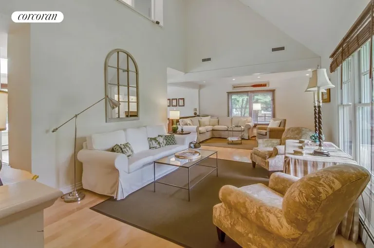 New York City Real Estate | View  | Cathedral ceiling living room | View 2