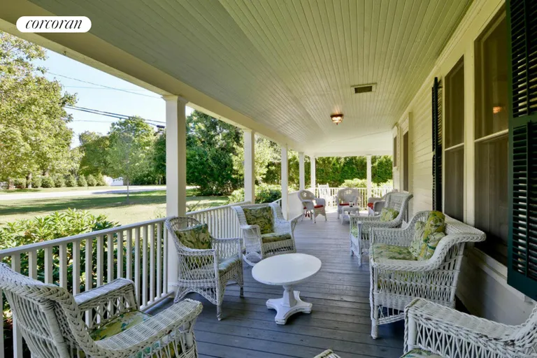 New York City Real Estate | View 51 Quogue Street | Wide Front Porch | View 24