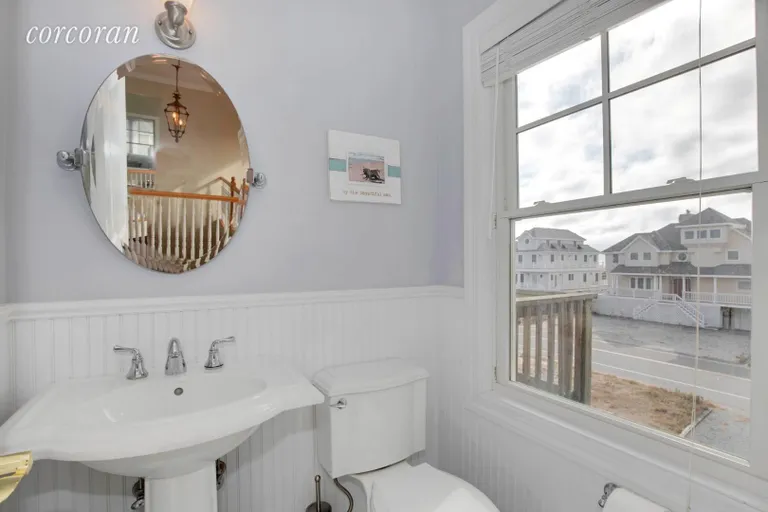 New York City Real Estate | View 812 Dune Road | Second Floor Powder Room | View 18