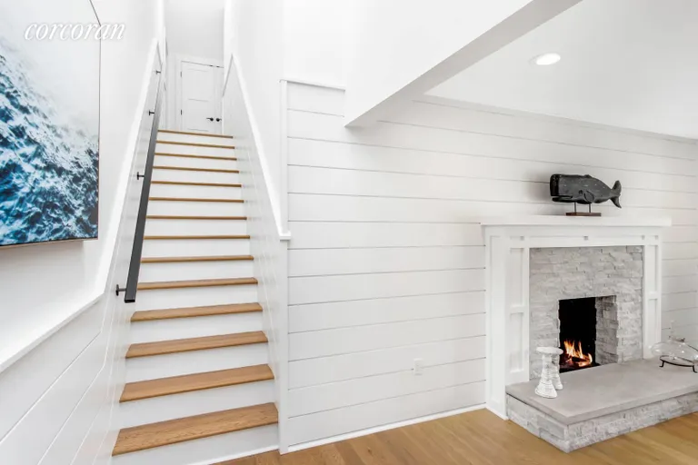 New York City Real Estate | View 12 Groveland Avenue | Shiplap Feature Wall | View 5