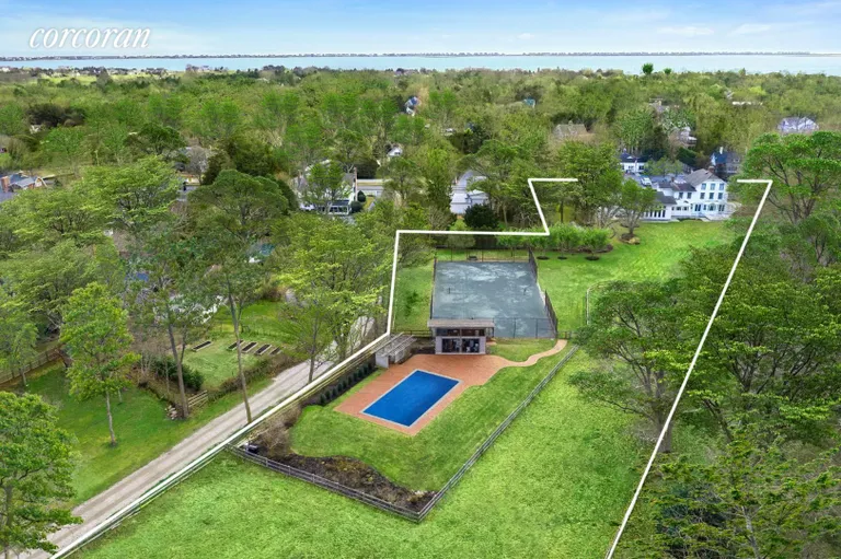 New York City Real Estate | View 132 South Country Road | Pool & Tennis | View 23
