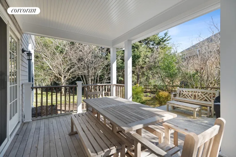 New York City Real Estate | View 32 Tyler Road | Covered Al Fresco dining | View 13