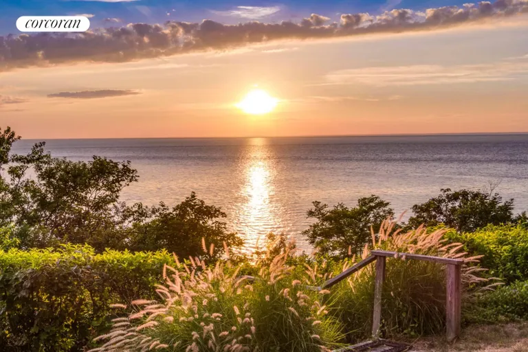 New York City Real Estate | View 1600 Hyatt Road | Stairs to the beach at sunset | View 5