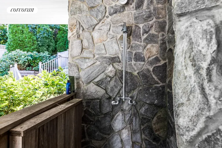New York City Real Estate | View 106 Henry Road | Outdoor Shower | View 17