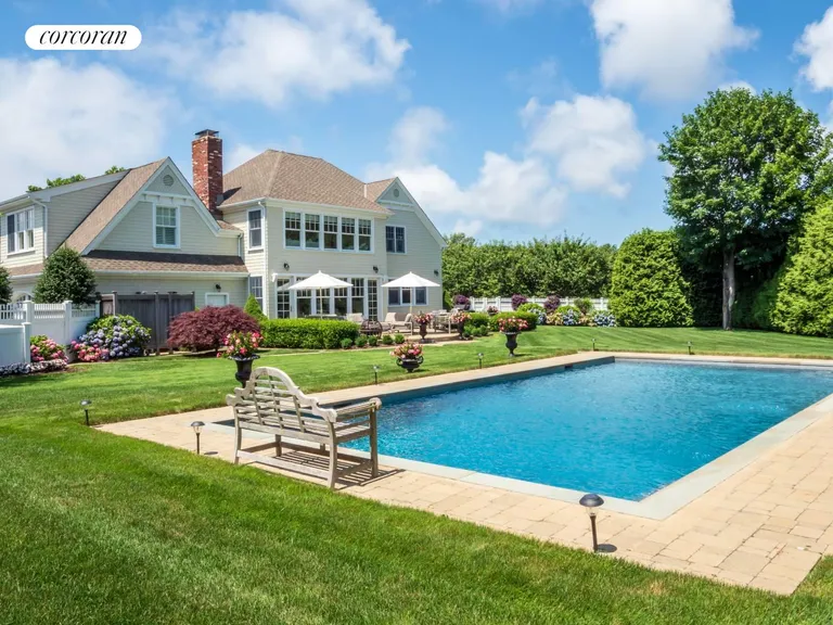 New York City Real Estate | View 18 Flying Goose Path | Sun drenched pool | View 5