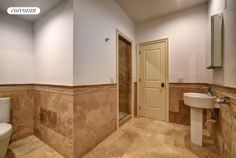 New York City Real Estate | View 138 Bluff Road | lower level bathroom | View 26