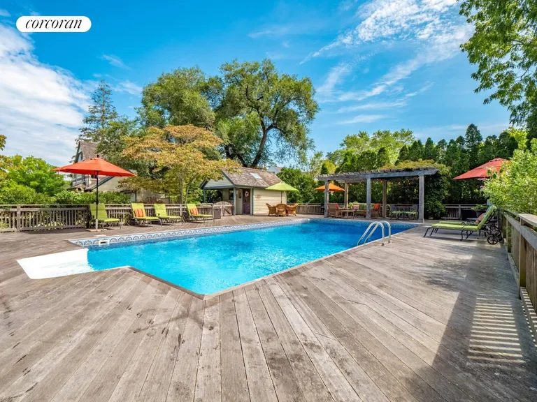 New York City Real Estate | View 20 Bay Avenue | Large sun drenched pool | View 24