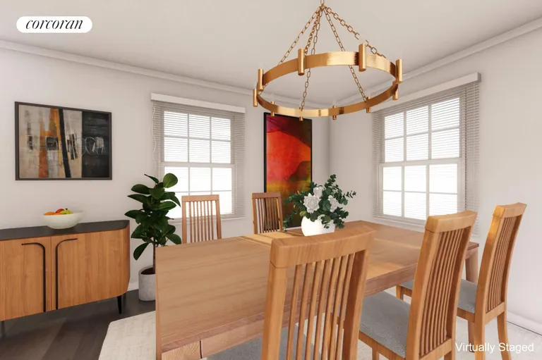 New York City Real Estate | View 15 Willis Street | Virtually Stage Dining off Kitchen | View 4