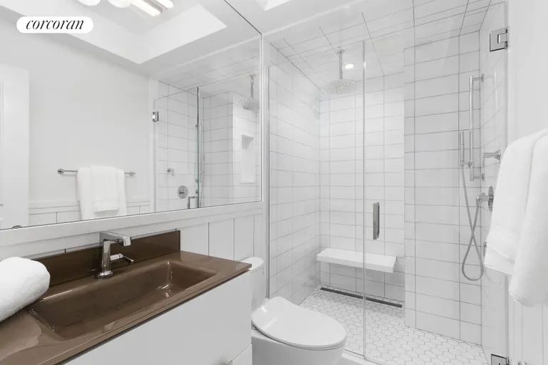 New York City Real Estate | View 220 Little Noyac Path | Guest En-Suite Bath | View 25