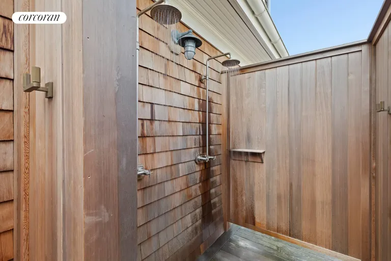 New York City Real Estate | View 175 Dune Road | Outdoor Shower | View 32