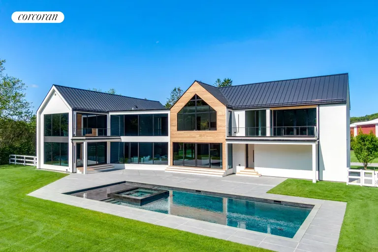 New York City Real Estate | View 390 Edge of Woods Road | 20 x 50 Gunite Pool with Tanning Ledge | View 5