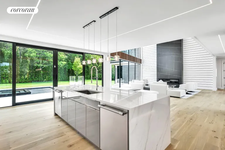 New York City Real Estate | View 390 Edge of Woods Road | Designer Kitchen | View 15