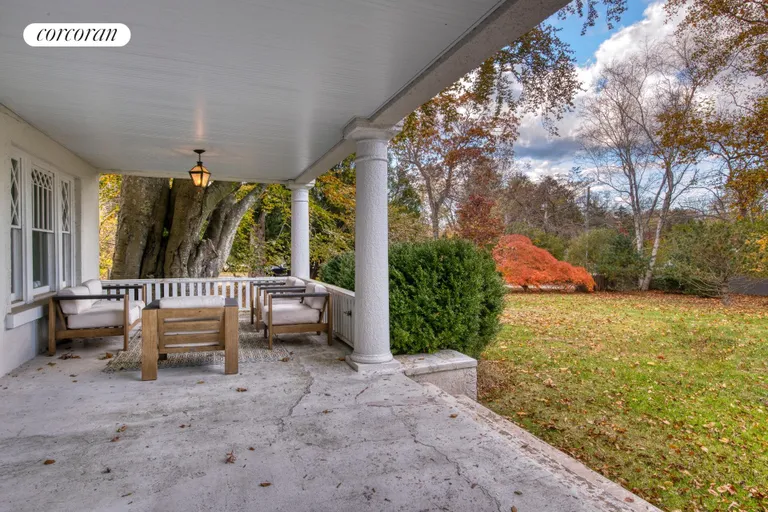 New York City Real Estate | View 151 North Ferry Road | Covered front porch | View 6