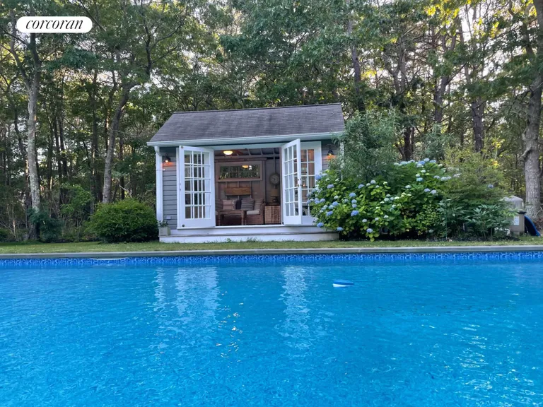 New York City Real Estate | View 45 East Gate Road | Pool House | View 27