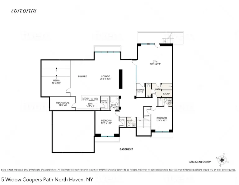 New York City Real Estate | View 5 Widow Coopers Path | Lower Level | View 5