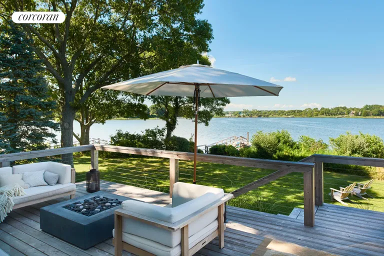 New York City Real Estate | View 6 Bluff Point Road | Coveted Sag Harbor Cove Waterfront | View 5
