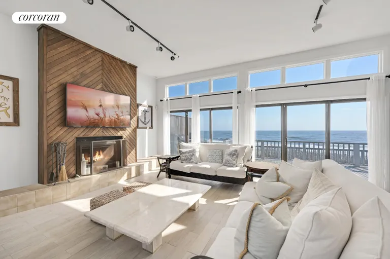 New York City Real Estate | View 40 Dune Road | Ocean and Bayfront Living Room | View 2