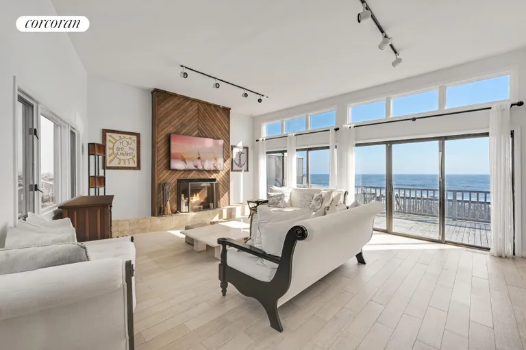 New York City Real Estate | View 40 Dune Road | Ocean and Bayfront Living Room | View 3