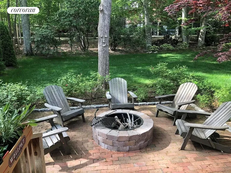 New York City Real Estate | View 161 Bridies Path | Fire Pit for Chilly Nights | View 24