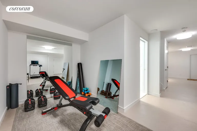 New York City Real Estate | View 33 Hedges Banks Drive | Lower level workout area | View 13
