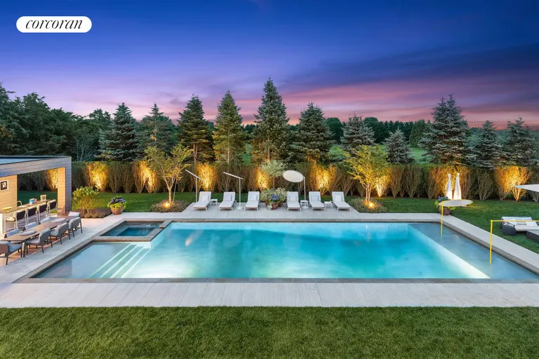 New York City Real Estate | View 279 Mitchell Lane | Over-sized Heated Gunite Pool & Spa | View 30