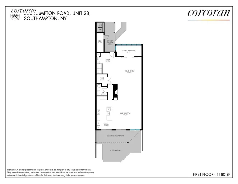 New York City Real Estate | View 520 Hampton Road, Unit 28 | Floor Plan: Main Level | View 34