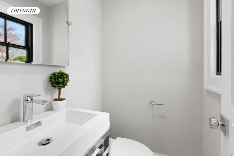 New York City Real Estate | View 135 Lewis Street | 1st Floor Powder Room | View 9