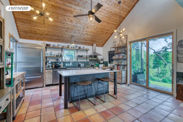 New York City Real Estate | View 7 Gazon Road | kitchen with vaulted ceilings | View 14