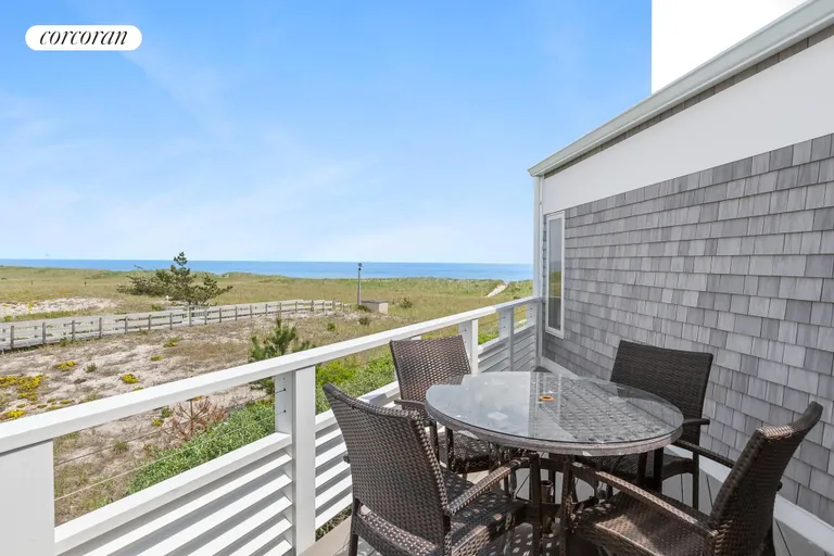New York City Real Estate | View 539 Dune Road Units 3 & 4 | One of Two Oceanside Decks | View 17