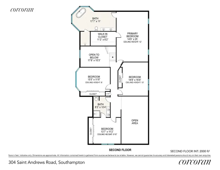 New York City Real Estate | View  | Second Level Floor Plan | View 28