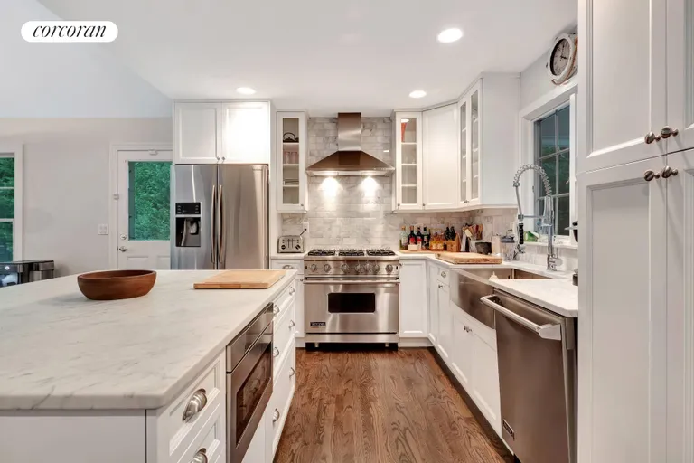 New York City Real Estate | View 61 Sycamore Drive | Renovated Kitchen with Viking Appliances | View 7