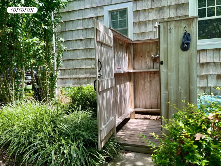 New York City Real Estate | View 22 Glenwood Lane | Outdoor shower | View 32