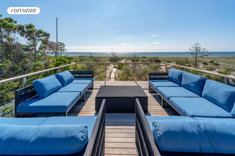 New York City Real Estate | View 345 Dune Road | Upper Deck | View 21