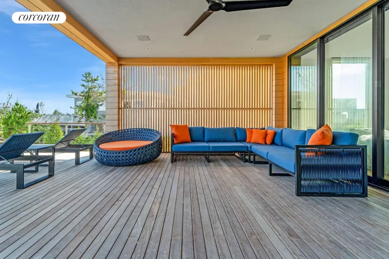 New York City Real Estate | View 345 Dune Road | Outdoor Lounge | View 34