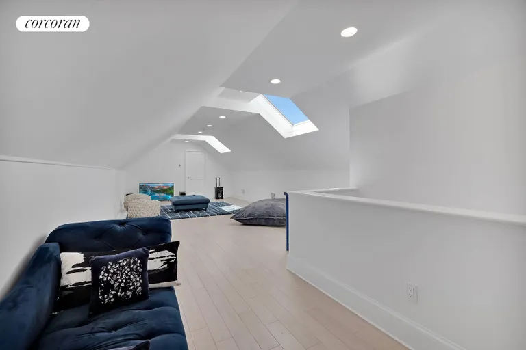 New York City Real Estate | View 131 Flying Point Road | Upstairs Loft for Lounging | View 18