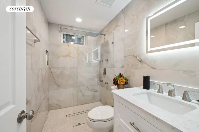 New York City Real Estate | View 131 Flying Point Road | New Finished LL Guest Bath | View 27