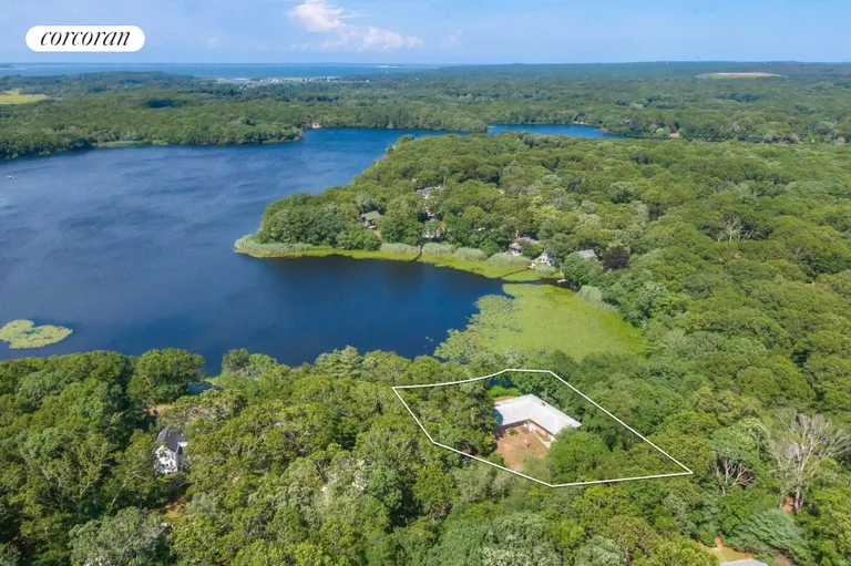 New York City Real Estate | View 191 Big Fresh Pond Road | 64 Acre Fresh Water Pond | View 26