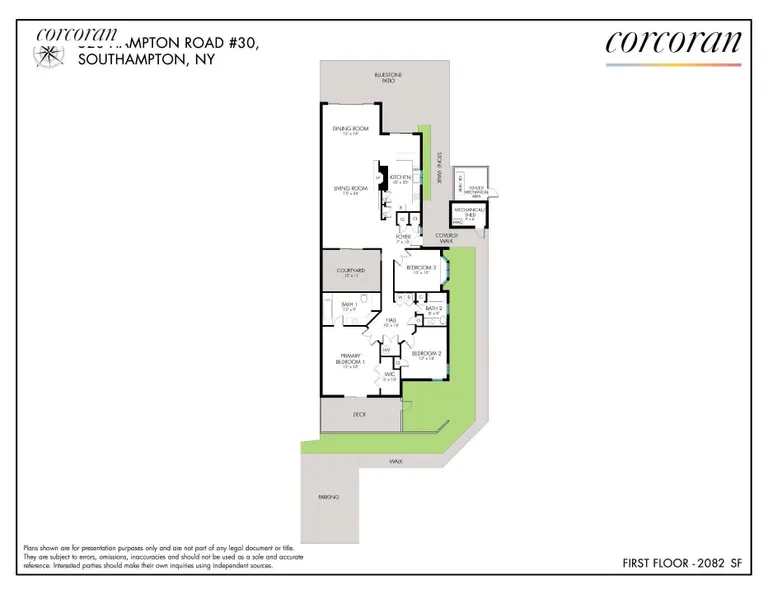 New York City Real Estate | View 520 Hampton Road Unit 30 | Floor Plan | View 27