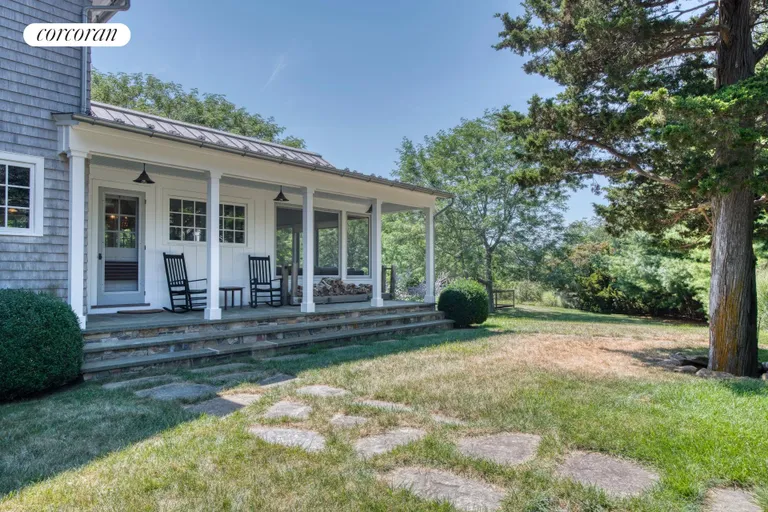 New York City Real Estate | View 119 & 121 South Midway Road | covered side porch | View 5