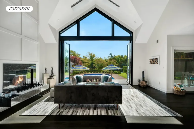 New York City Real Estate | View 18 Remsen Lane | Nano Doors allow open air living | View 8