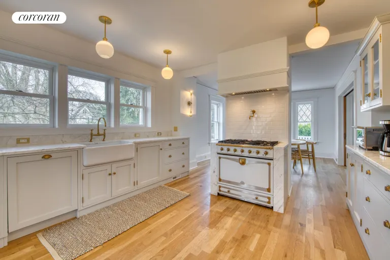 New York City Real Estate | View 151 North Ferry Road | Marble and stainless kitchen | View 8
