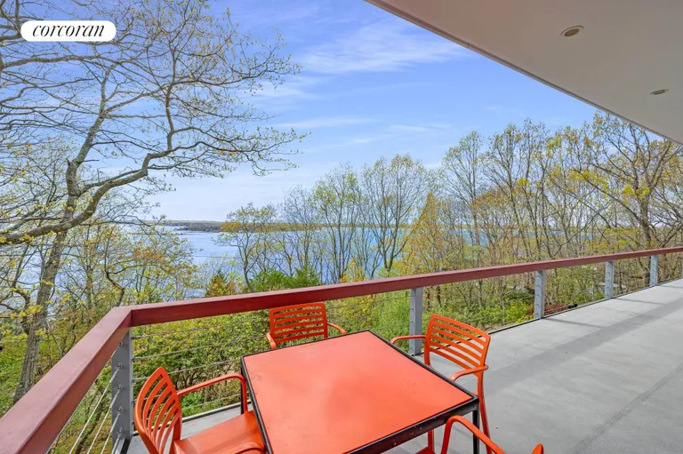 New York City Real Estate | View 10 Serpentine Drive | Water View Deck | View 11