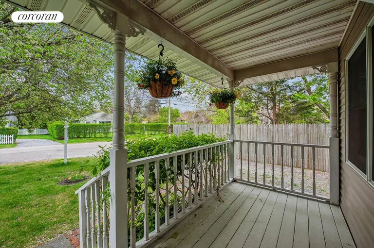 New York City Real Estate | View 65 Inlet Road West | Quiet Front Porch | View 3