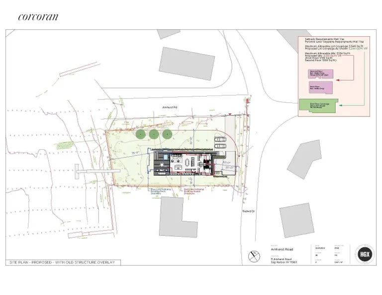 New York City Real Estate | View 11 Amherst Road | Proposed Site Plan | View 6