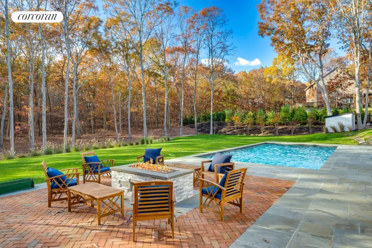 New York City Real Estate | View 119 Straight Path | Gas Fire Pit & Heated Gunite Pool | View 31