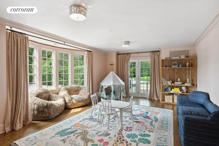 New York City Real Estate | View 120 Edge of Woods Road | Formal Dining / Play Room | View 9