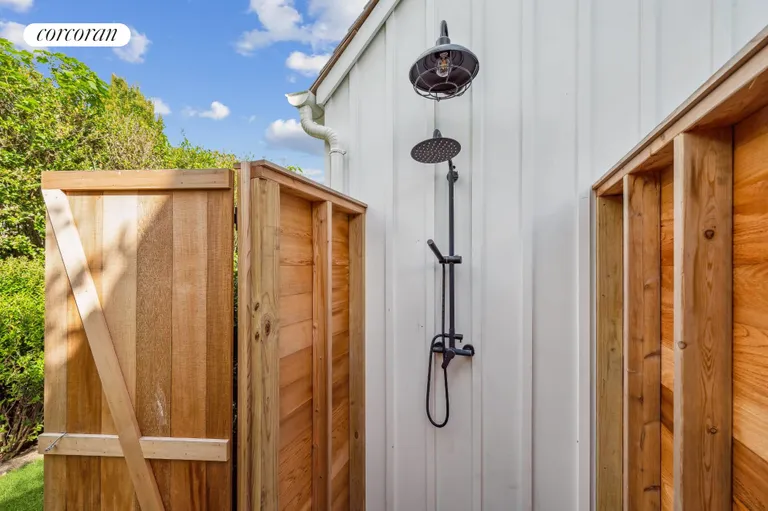 New York City Real Estate | View 13 Boxwood Street | Outdoor Shower | View 32