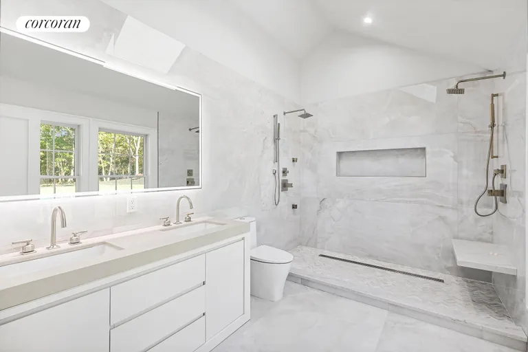 New York City Real Estate | View 461 Water Mill Towd Road | Primary Bathroom | View 13